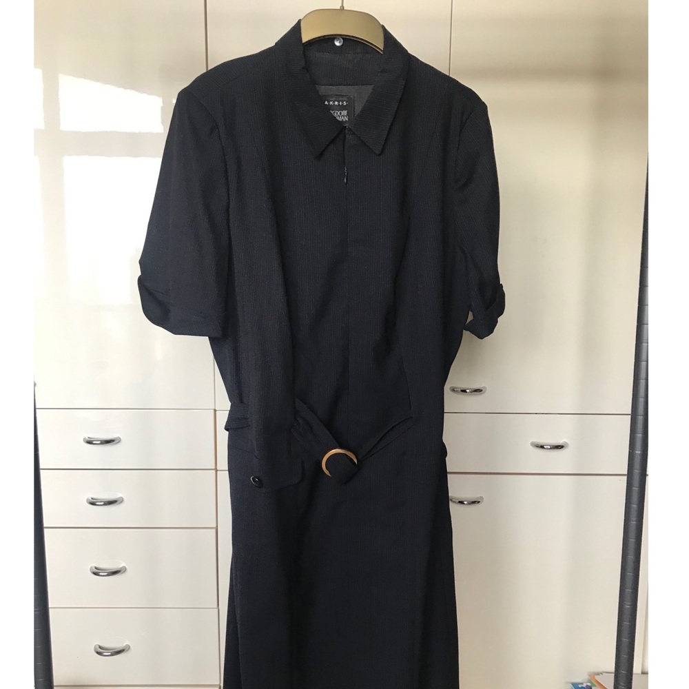 Akris Bergdorf Goodman Belted Dress